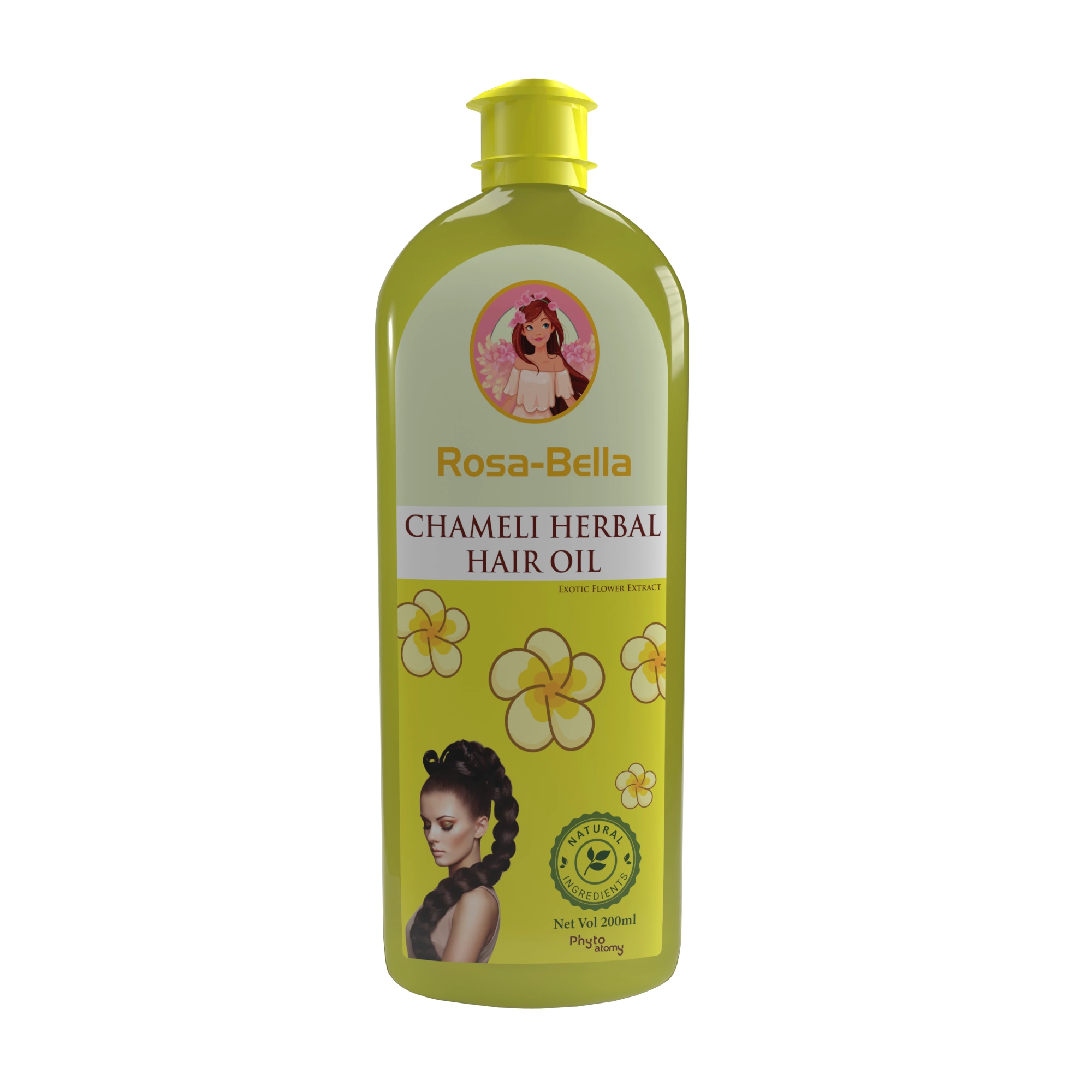 Rosabella Chameli Hair oil (200 ml)-48 Pcs.